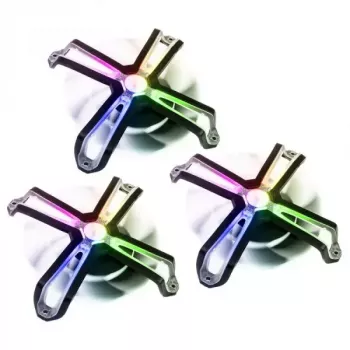 Zalman ZM-SF140A3 -tietokoneen jäähdytysjärjestelmä tietokonekotelon tuuletin 14 cm musta 3 kpl