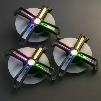Zalman ZM-SF140A3 -tietokoneen jäähdytysjärjestelmä tietokonekotelon tuuletin 14 cm musta 3 kpl