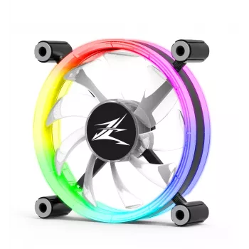 Zalman ZM-LF120 -tietokoneen jäähdytysjärjestelmä tietokonekotelon tuuletin 12 cm musta, valkoinen