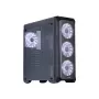 Zalman i3 Midi-Tower -kotelo - musta Window Midi Tower