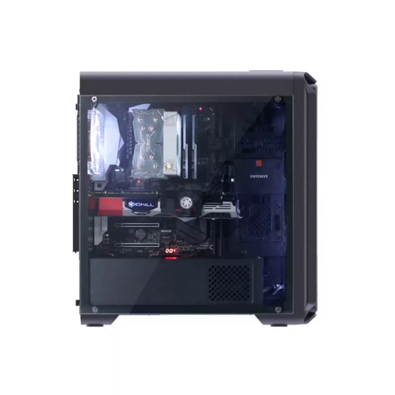 Zalman i3 Edge Midi-Tower – musta – Midi/Minitower – ATX Midi Tower musta