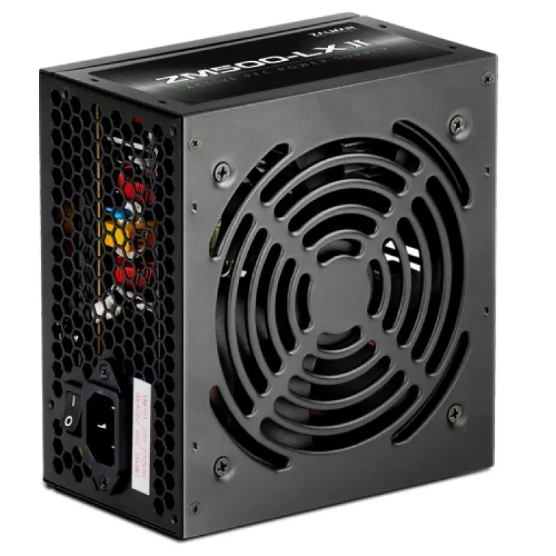 Zalman ZM500-LXII -virtalähde 500 W 20+4-Pin ATX ATX musta