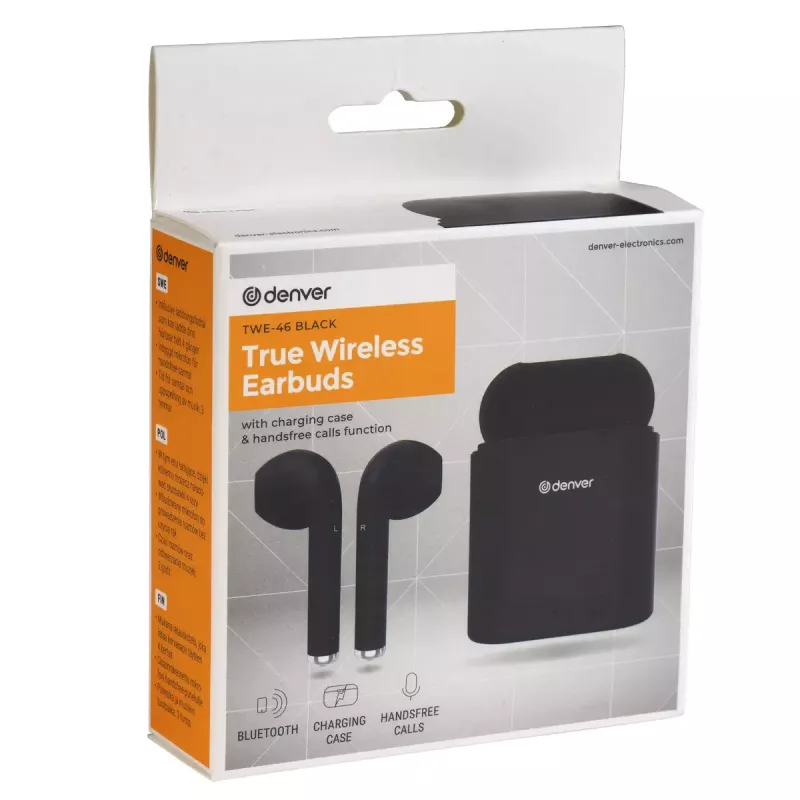 Headset Denver TWE-46 musta
