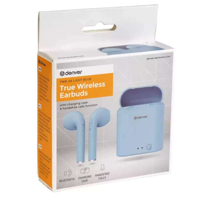 Kuulokkeet Denver TWE-46LIGHTBLUE