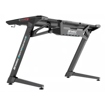Pelipöytä Sandberg Fighter Gaming Desk 2 musta