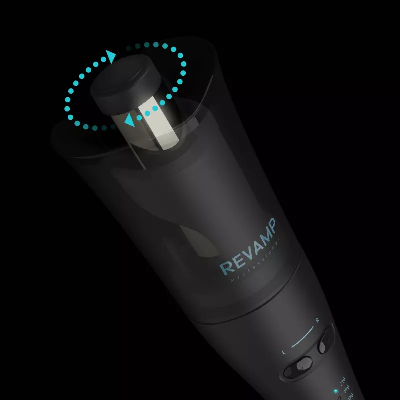 Revamp Progloss Hollywood Curl Automatic kiharrin Warm musta 3 m