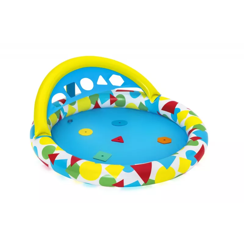 Bestway 52378 Splash & Learn lasten uima-allas katoksella, 45 l, 117 x 120 x 117 cm