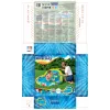 Bestway 52378 Splash & Learn lasten uima-allas katoksella, 45 l, 117 x 120 x 117 cm
