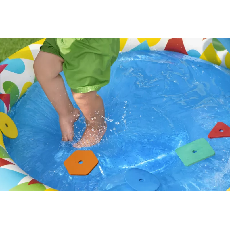 Bestway 52378 Splash & Learn lasten uima-allas katoksella, 45 l, 117 x 120 x 117 cm