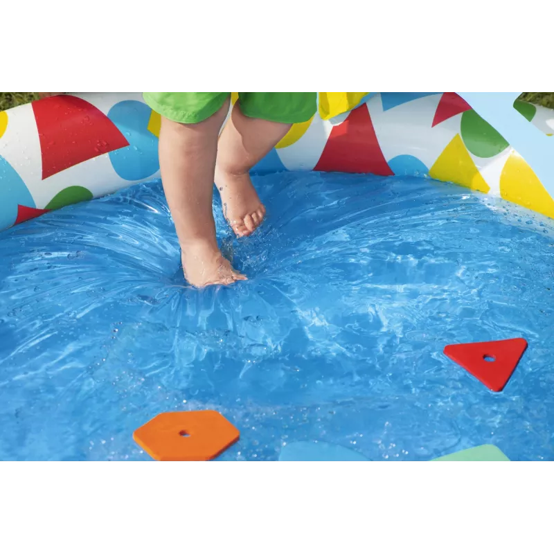 Bestway 52378 Splash & Learn lasten uima-allas katoksella, 45 l, 117 x 120 x 117 cm