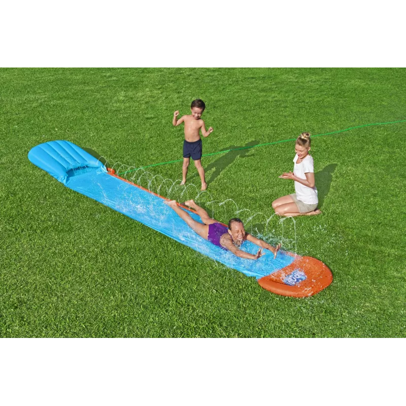 Puutarhan vesiliukumäki Bestway H2OGO! Tsunami Splash Ramp Single Slide 4,88 m