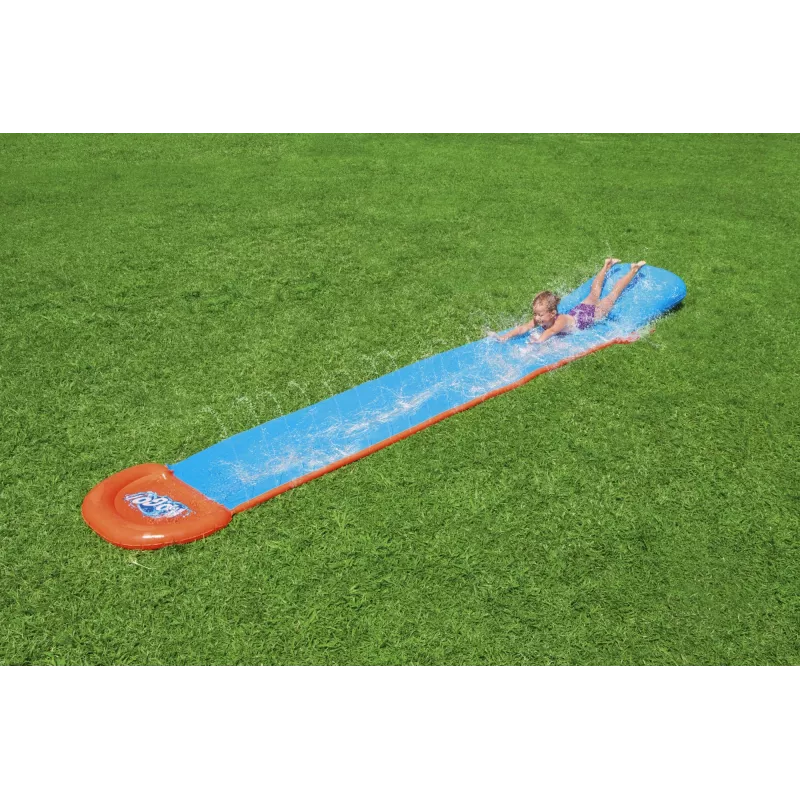 Puutarhan vesiliukumäki Bestway H2OGO! Tsunami Splash Ramp Single Slide 4,88 m