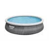 Bestway 57372 pystytysallas puhallettava allas pyöreä 12362 L harmaa