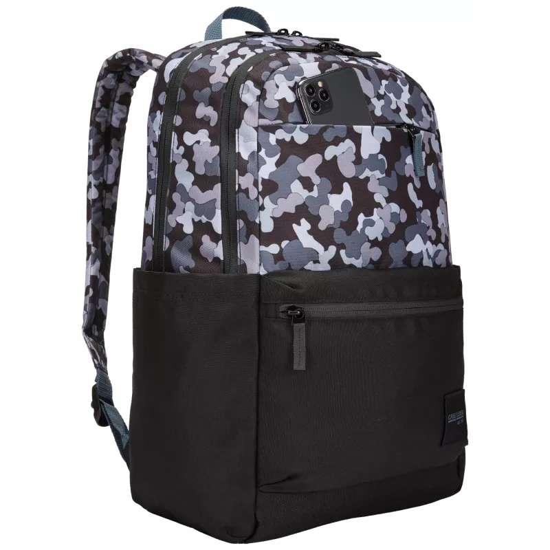 Case Logic CCAM3216 – musta Spot Camo reppu arki-reppu camouflage polyesteri