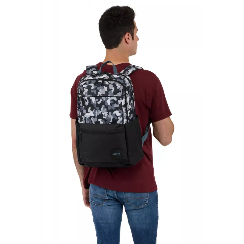 Case Logic CCAM3216 – musta Spot Camo reppu arki-reppu camouflage polyesteri