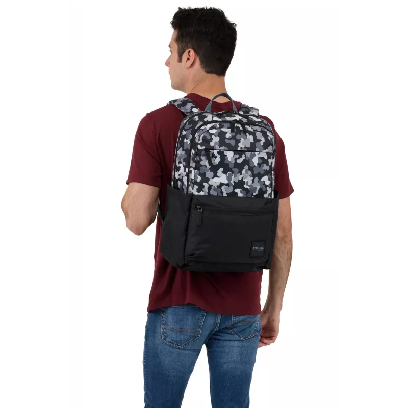 Case Logic CCAM3216 – musta Spot Camo reppu arki-reppu camouflage polyesteri