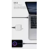 USB-C–USB-C-kaapeli Orsen S53, 1 m, 3 A, punainen