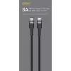 USB Type-C–Lightning-kaapeli Orsen S51, 3 A, 1 m, sininen