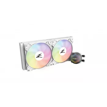 Zalman ALPHA24 valkoinen CPU-nestekühler 240 mm:n jäähdytin 2 x 120 mm:n tuuletinta ARGB-pumppu kaksiprosessorinen all-in-one-nestejäähdytin 12 cm