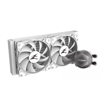 Zalman ALPHA24 valkoinen CPU-nestekühler 240 mm:n jäähdytin 2 x 120 mm:n tuuletinta ARGB-pumppu kaksiprosessorinen all-in-one-nestejäähdytin 12 cm