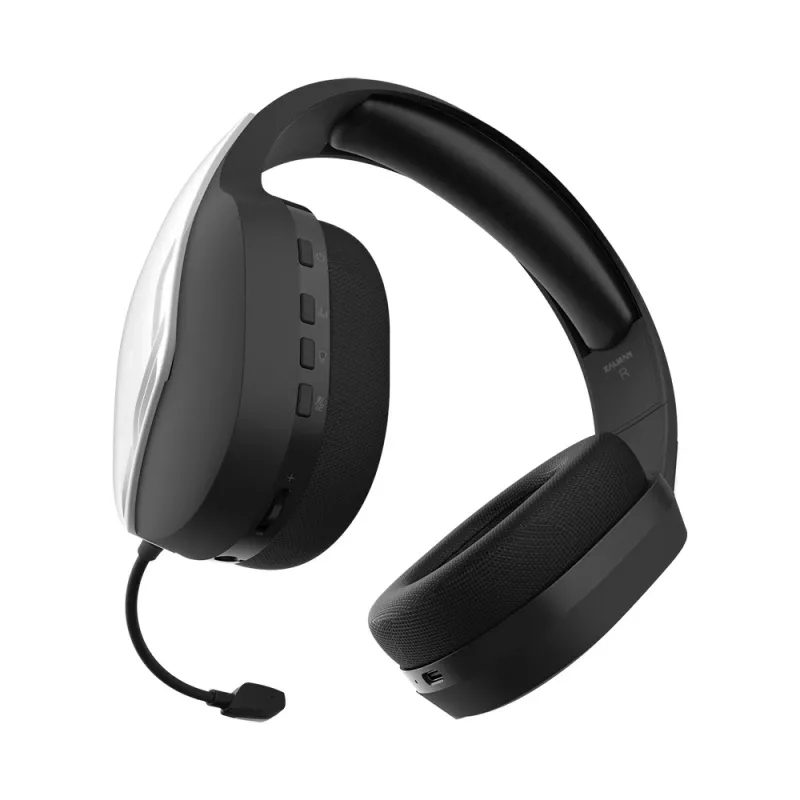 Zalman HPS700 valkoinen kuulokemikrofoni langaton panta gaming
