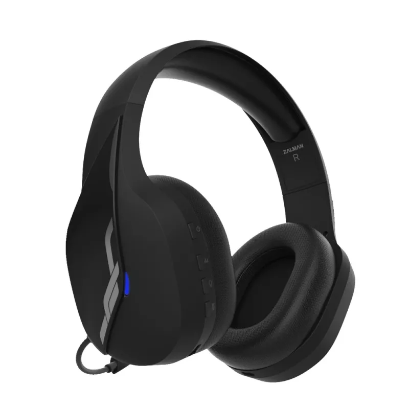 Zalman HPS700 musta kuulokemikrofoni langaton panta gaming