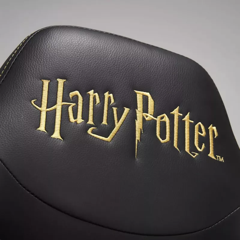 PC-pelituoli Subsonic Junior Hogwarts pehmustettu istuin musta keltainen