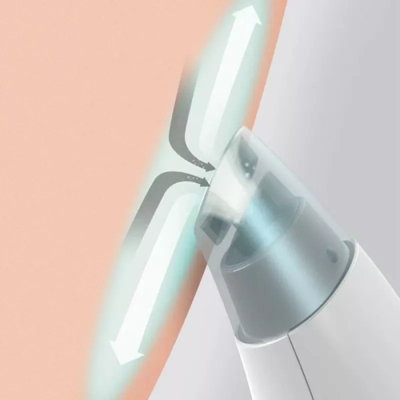 HoMedics FAC-HY100 ihonhoitolaite hydradermabrasio-puhdistin läpinäkyvä, valkoinen