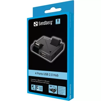 Sandberg USB-keskitin 4 porttia