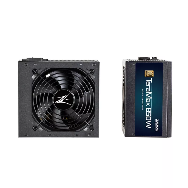 Zalman ZM850-TMX TeraMax 850 W virtalähde, 80 PLUS Gold, aktiivinen PFC, 120 mm tuuletin