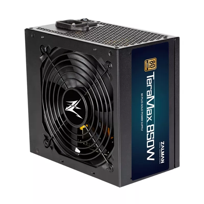 Zalman ZM850-TMX TeraMax 850 W virtalähde, 80 PLUS Gold, aktiivinen PFC, 120 mm tuuletin