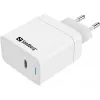 AC-laturi Sandberg USB-C PD65W EU sisäkäyttöön yleislaturi valkoinen