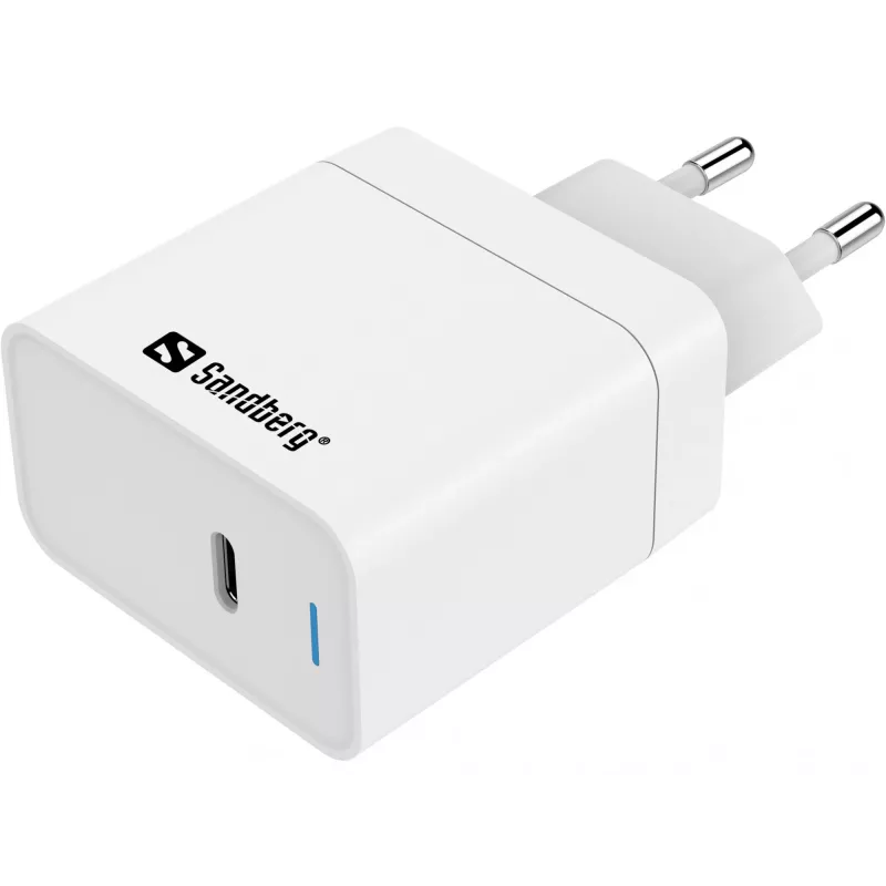AC-laturi Sandberg USB-C PD65W EU sisäkäyttöön yleislaturi valkoinen