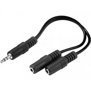 Audionjakaja Sandberg MiniJack 1->2 502-16