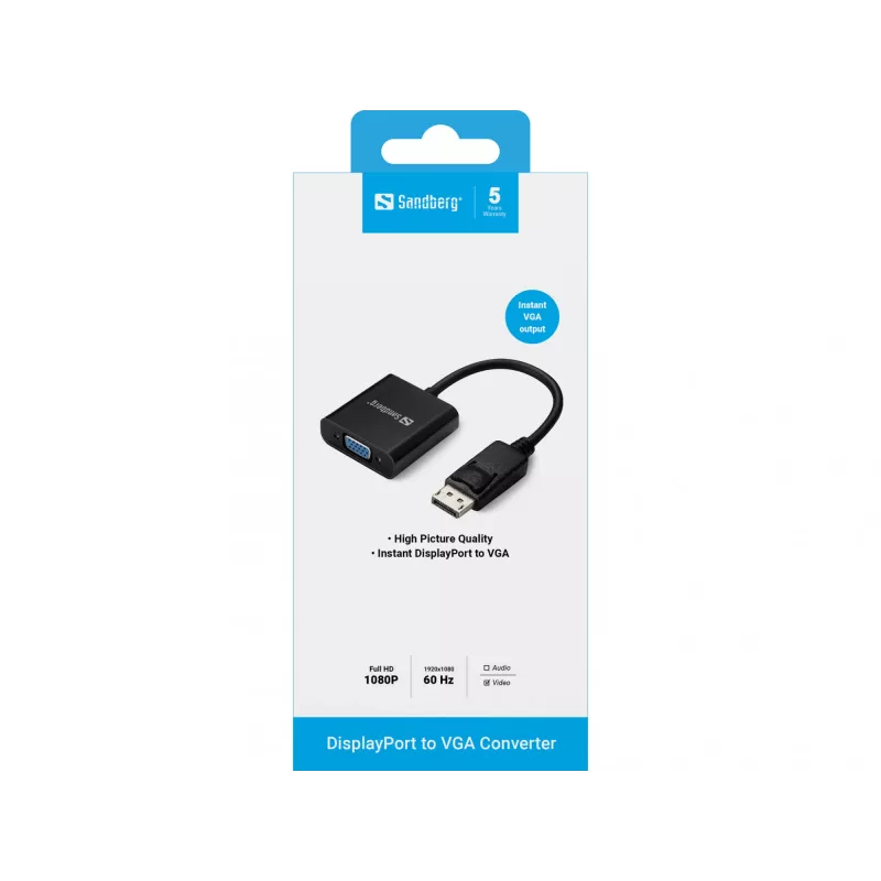 Sandberg DisplayPort–VGA-adapteri