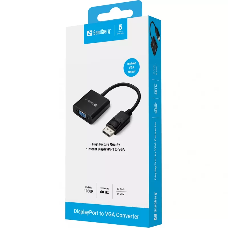 Sandberg DisplayPort–VGA-adapteri