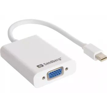 Sandberg MiniDP–VGA+audio-adapteri 509-05
