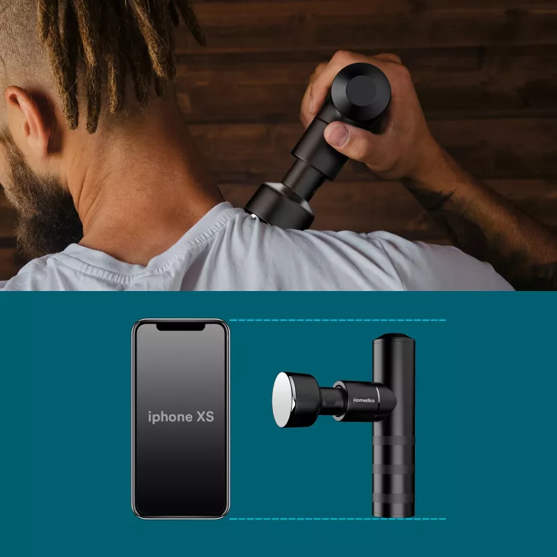 HoMedics Myti Massager Universal antrasiitti koputtava hieronta