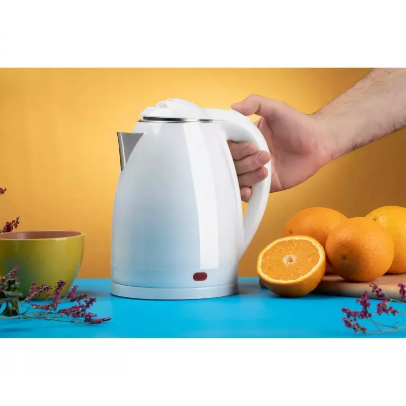 JATA JEHA1040 sähkökäyttöinen vedenkeitin, 1,8 l, 1500 W, valkoinen