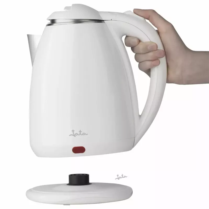 JATA JEHA1040 sähkökäyttöinen vedenkeitin, 1,8 l, 1500 W, valkoinen