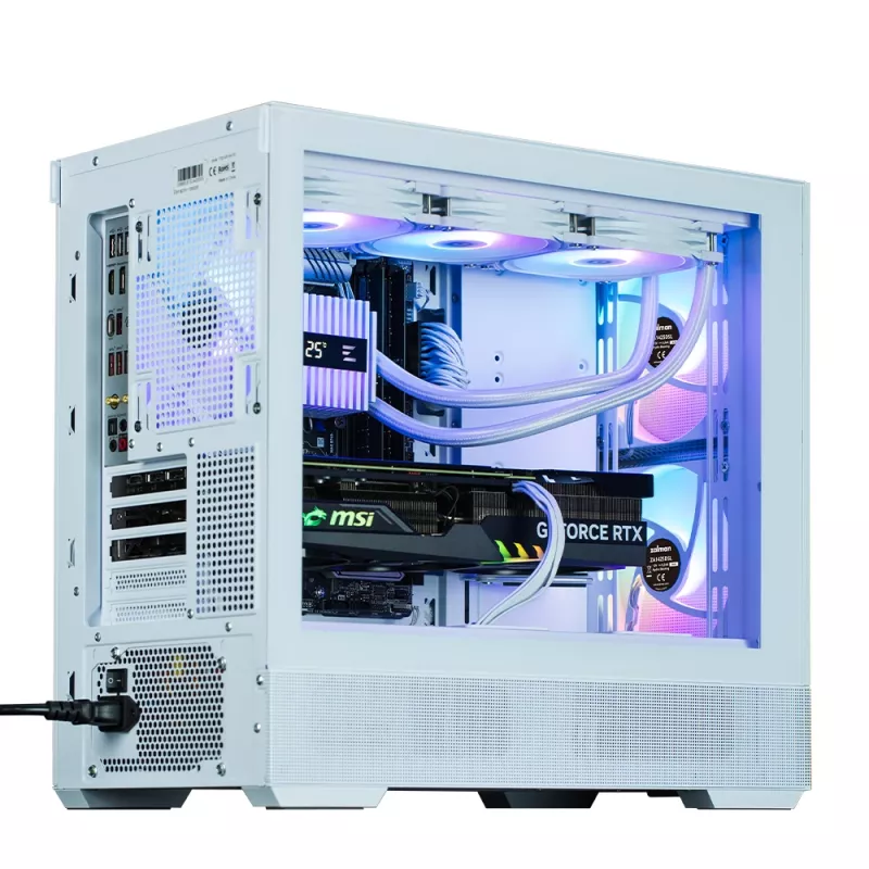 Tietokonekotelo Zalman P30 Air valkoinen Mini Tower