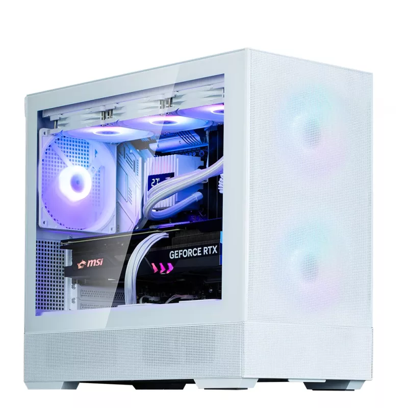 Tietokonekotelo Zalman P30 Air valkoinen Mini Tower