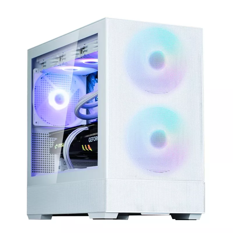Tietokonekotelo Zalman P30 Air valkoinen Mini Tower