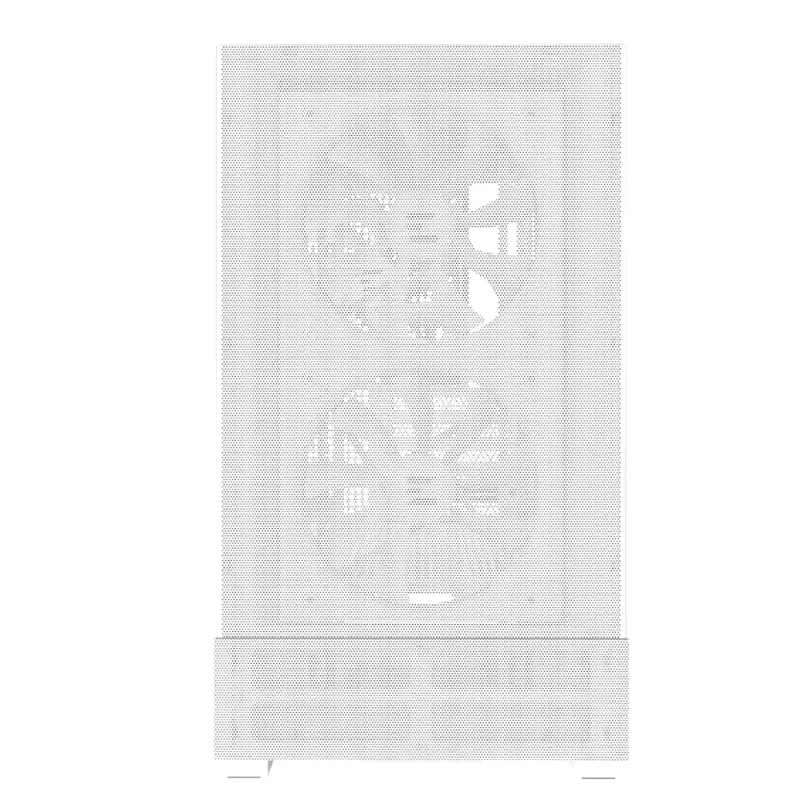 Tietokonekotelo Zalman P30 Air valkoinen Mini Tower