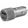 Sandberg autolaturi 1xQC3.0+1xUSB-C 48W, auto, savukkeensytytin, 12 V, metallinen