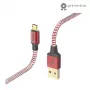 Hama Reflective USB-kaapeli USB 2.0 1,5 m USB A Micro-USB B punainen