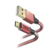 Hama Reflective USB-kaapeli USB 2.0 1,5 m USB A Micro-USB B punainen