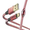 Hama Reflective USB-kaapeli USB 2.0 1,5 m USB A Micro-USB B punainen