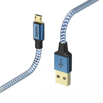 Hama 00178289 USB-kaapeli USB 2.0 1,5 m USB A Micro-USB B sininen