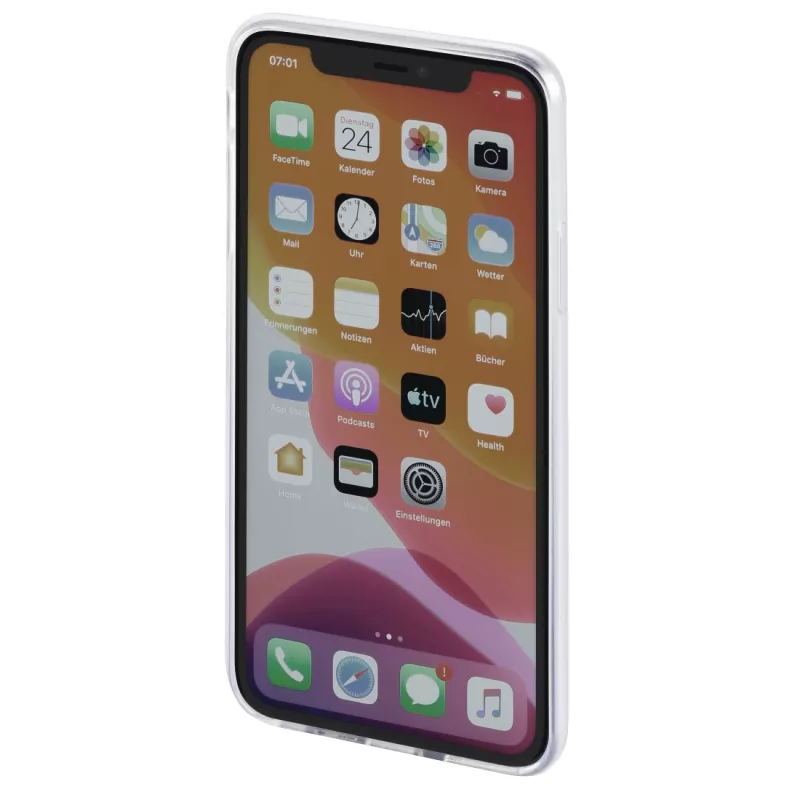 Hama 00188825 Crystal Clear -kuori laitteelle Apple iPhone 12 / 12 Pro, 15,5 cm (6,1 tuumaa), TPU, läpinäkyvä